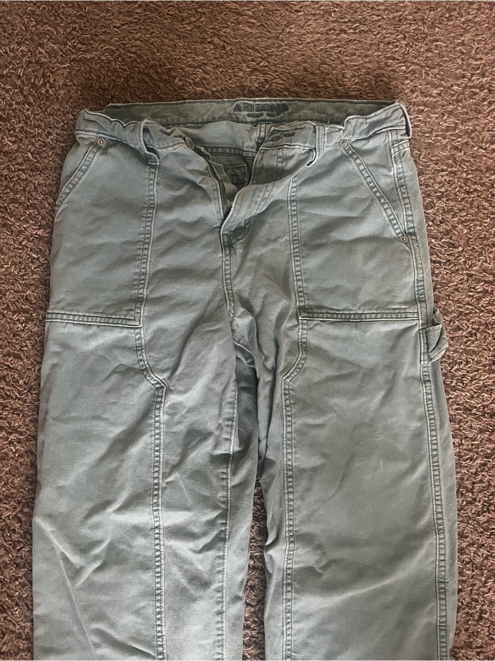 Arizona Jean Company Light Gray Cargo Pants